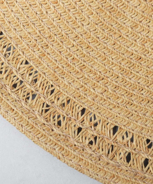 Basiquenti（ベーシックエンティ）の「Airway（通気性） ロングブリム ペーパー 中折れハット（ハット・メンズ・ナチュラル/ブラック/ベージュ/ホワイト・FREE）」の12枚目の写真