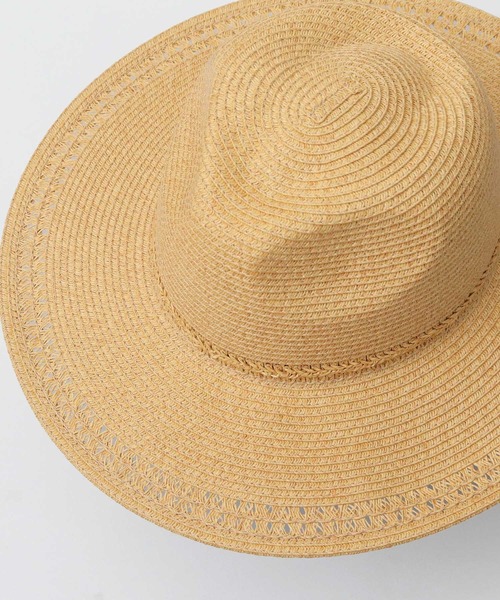 Basiquenti（ベーシックエンティ）の「Airway（通気性） ロングブリム ペーパー 中折れハット（ハット・メンズ・ナチュラル/ブラック/ベージュ/ホワイト・FREE）」の14枚目の写真