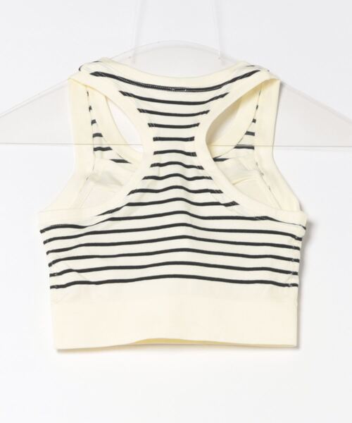 aimoha(アイモハ)の「ボーダーカップ付きタンクトップ(タンクトップ・レディース・ブラック/チョコ/レッド・SMALL/MEDIUM/LARGE)」の4枚目の写真