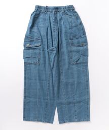 DOUBLE NAME | ストライプデニムテーパードパンツ(デニムパンツ)