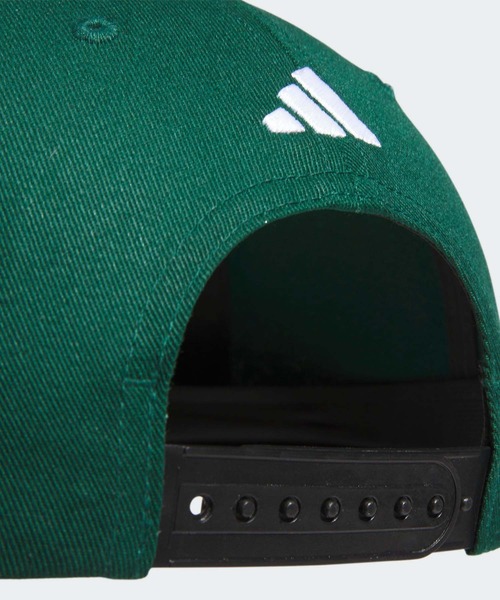 adidas（アディダス）の「ニードパー コットンキャップ【adidas Golf/アディダスゴルフ】（キャップ・レディース・レッド系その他/ダークグリーン/ホワイト・MEDIUM）」の9枚目の写真