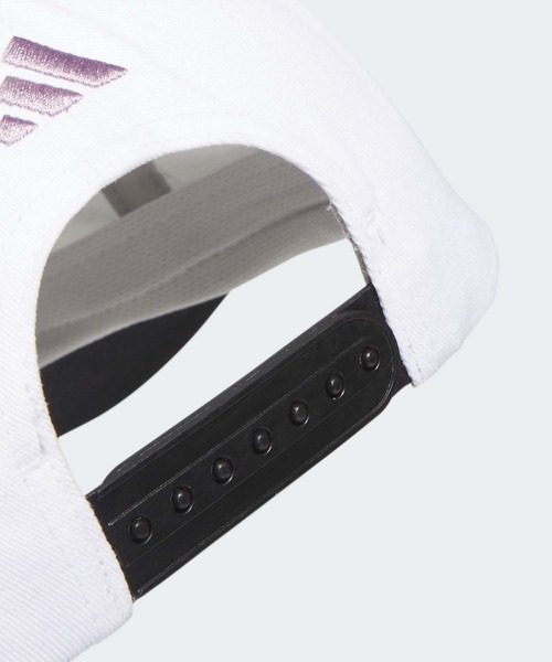 adidas（アディダス）の「ニードパー コットンキャップ【adidas Golf/アディダスゴルフ】（キャップ・レディース・レッド系その他/ダークグリーン/ホワイト・MEDIUM）」の6枚目の写真