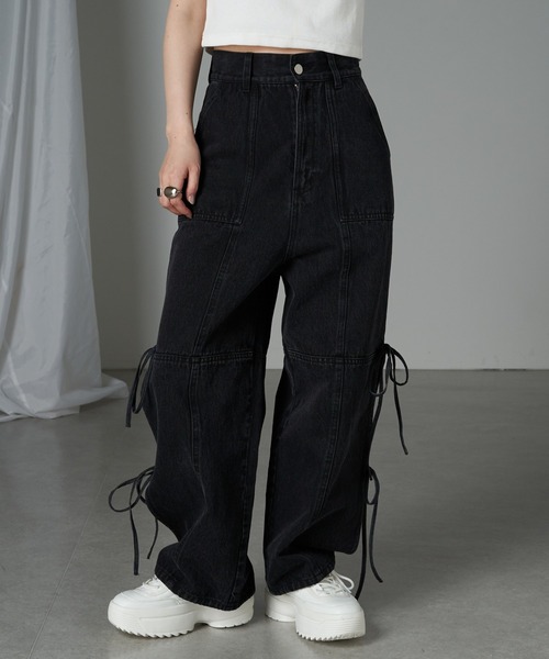RAY CASSIN（レイカズン）の「【サイズ展開あり】サイドリボンデニム