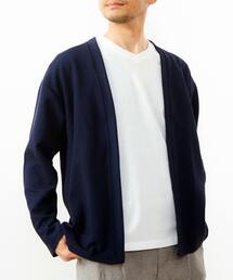 MASTER FRAME（マスターフレーム ）の「【MASTER FRAME/マスターフレーム】Wフェイスカノコ着流しカーディガン＋VネックTシャツ（カーディガン/ボレロ）」