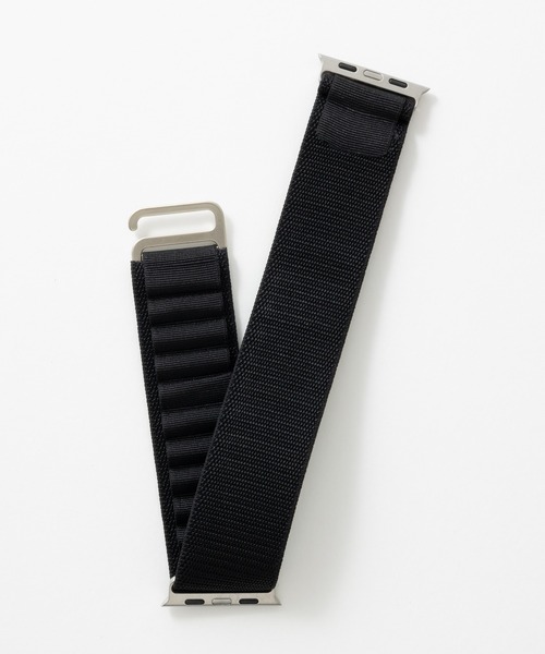 emonique（エモニーク）の「ナイロン製 Apple Watch バンド スマートウォッチバンド【38/40/41/42/44/45/49mm対応】（デジタル腕時計・メンズ・ブラック/オフホワイト/オレンジ/アーミー・42/38）」の8枚目の写真