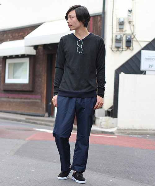 Lui's（ルイス）の「Lui's(ルイス) ワイドギャザーパンツ（その他パンツ・メンズ・ブラック/ネイビー・SMALL/MEDIUM）」の13枚目の写真