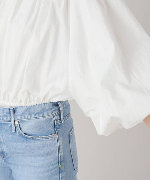 Noble（ノーブル）の「タイプライターオフショルバルーンブラウス（シャツ/ブラウス・レディース・ホワイト・FREE）」の13枚目の写真