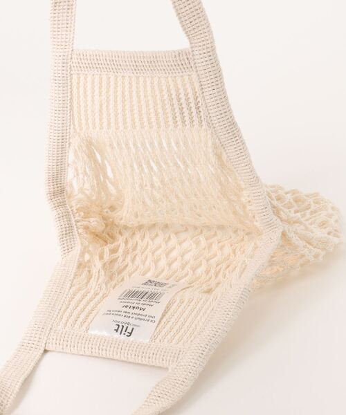 Filt（フィルト）の「【filt/フィルト】ネットバッグ　エコバッグ（エコバッグ/サブバッグ・レディース・ダークグレー/ネイビー/レッド/ライトグレー/ライトグリーン/オフホワイト/シルバー/ブラック/オリーブ・FREE）」の13枚目の写真