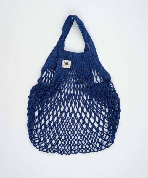 Filt（フィルト）の「【filt/フィルト】ネットバッグ　エコバッグ（エコバッグ/サブバッグ・レディース・ダークグレー/ネイビー/レッド/ライトグレー/ライトグリーン/オフホワイト/シルバー/ブラック/オリーブ・FREE）」の7枚目の写真