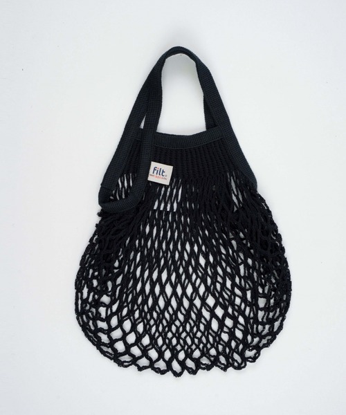 Filt（フィルト）の「【filt/フィルト】ネットバッグ　エコバッグ（エコバッグ/サブバッグ・レディース・ダークグレー/ネイビー/レッド/ライトグレー/ライトグリーン/オフホワイト/シルバー/ブラック/オリーブ・FREE）」の3枚目の写真