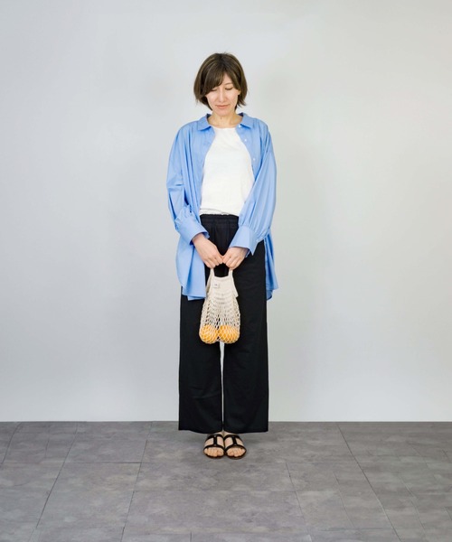 Filt（フィルト）の「【filt/フィルト】ネットバッグ　エコバッグ（エコバッグ/サブバッグ・レディース・ダークグレー/ネイビー/レッド/ライトグレー/ライトグリーン/オフホワイト/シルバー/ブラック/オリーブ・FREE）」の14枚目の写真