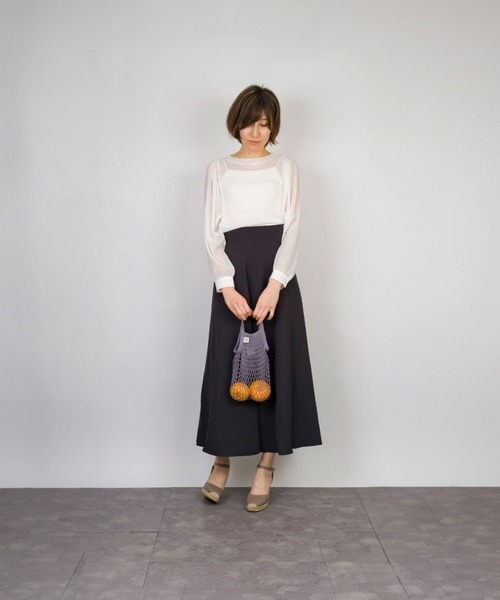 Filt（フィルト）の「【filt/フィルト】ネットバッグ　エコバッグ（エコバッグ/サブバッグ・レディース・ダークグレー/ネイビー/レッド/ライトグレー/ライトグリーン/オフホワイト/シルバー/ブラック/オリーブ・FREE）」の17枚目の写真