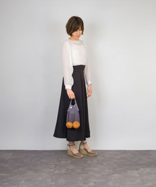 Filt（フィルト）の「【filt/フィルト】ネットバッグ　エコバッグ（エコバッグ/サブバッグ・レディース・ダークグレー/ネイビー/レッド/ライトグレー/ライトグリーン/オフホワイト/シルバー/ブラック/オリーブ・FREE）」の18枚目の写真