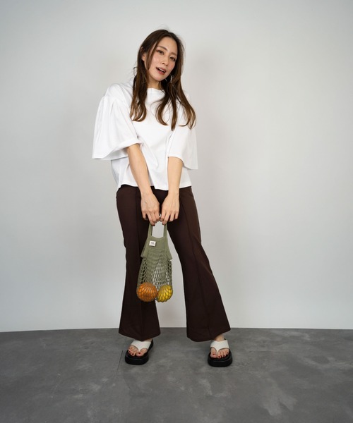 Filt（フィルト）の「【filt/フィルト】ネットバッグ　エコバッグ（エコバッグ/サブバッグ・レディース・ダークグレー/ネイビー/レッド/ライトグレー/ライトグリーン/オフホワイト/シルバー/ブラック/オリーブ・FREE）」の22枚目の写真