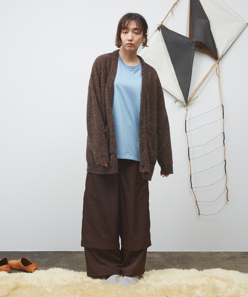 Dulcamara(ドゥルカマラ)の「バルーンロンT(Tシャツ/カットソー・メンズ・アイボリー/チャコールグレー/ブルー・0/1)」の7枚目の写真