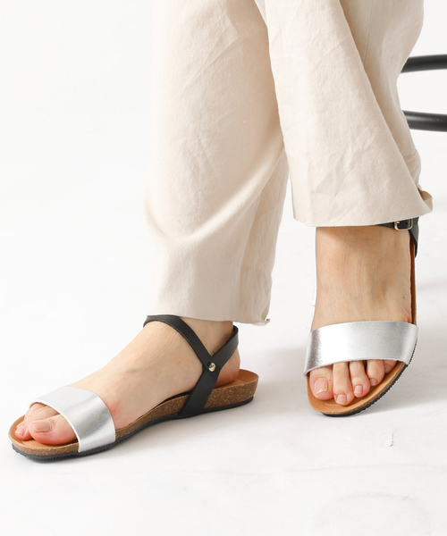 PLAKTON（プラクトン）の「追加2【PLAKTON/プラクトン】ストラップサンダル（サンダル・レディース・ベージュ/ブラック/シルバー・38/39/35/36/37）」の20枚目の写真