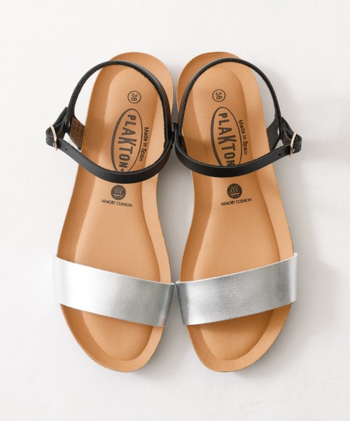 PLAKTON（プラクトン）の「追加2【PLAKTON/プラクトン】ストラップサンダル（サンダル・レディース・ベージュ/ブラック/シルバー・38/39/35/36/37）」の18枚目の写真