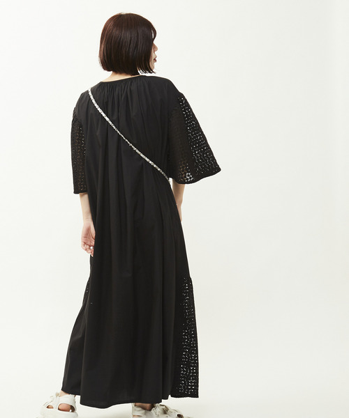 MUVEIL CONVERSE TOKYOワンピース 半袖 CONVERSE TOKYO（コンバーストウキョウ）の「【STAR☆LACE