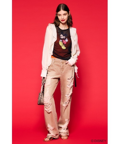 MD KNIT タンクトップ / MICKEY Disney SERIES CREATED by MOUSSY（ディズニーシリーズクリエイ