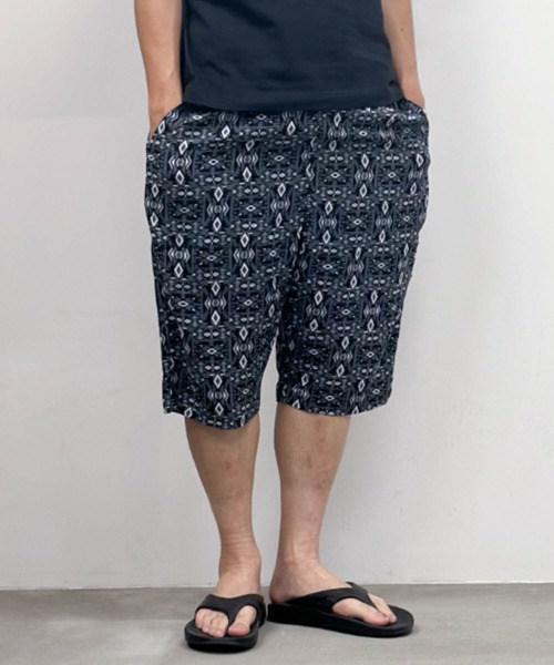 NAVY(ネイビー)の「接触冷感ゆったり快適なレーヨンショーツ/ステテコ(その他パンツ・メンズ・ネイビー系1/グレー系2/ブラック系2/ブラック系1/グレー系1/ブラック系3/レッド系1/ネイビー系4/ネイビー系3/ネイビー系2・M/XL/L)」の4枚目の写真