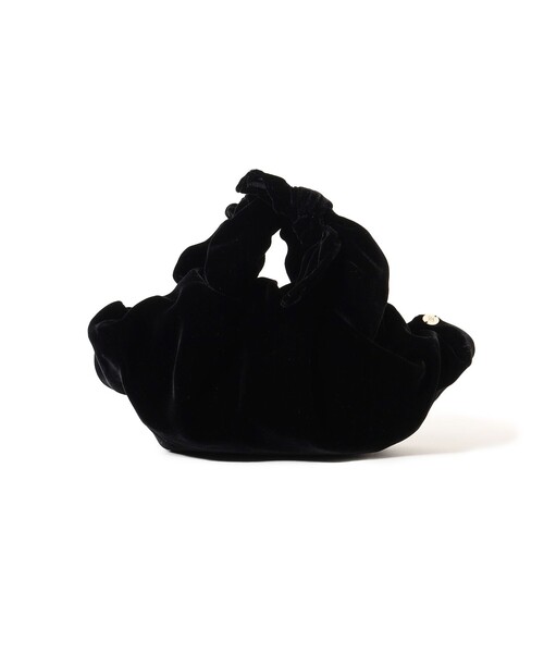 Demi-Luxe BEAMS(デミルクス ビームス)の「PAPYRUS × Demi-Luxe BEAMS / Candy Wrapper ベルベット ハンドバッグ M(トートバッグ・レディース・ブラック/レッド・ONE SIZE)」の7枚目の写真