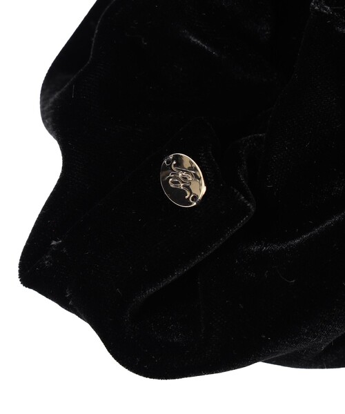 Demi-Luxe BEAMS(デミルクス ビームス)の「PAPYRUS × Demi-Luxe BEAMS / Candy Wrapper ベルベット ハンドバッグ M(トートバッグ・レディース・ブラック/レッド・ONE SIZE)」の10枚目の写真