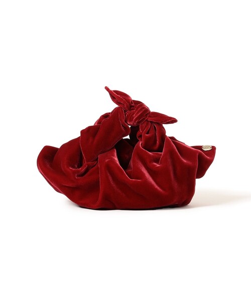 Demi-Luxe BEAMS(デミルクス ビームス)の「PAPYRUS × Demi-Luxe BEAMS / Candy Wrapper ベルベット ハンドバッグ M(トートバッグ・レディース・ブラック/レッド・ONE SIZE)」の12枚目の写真