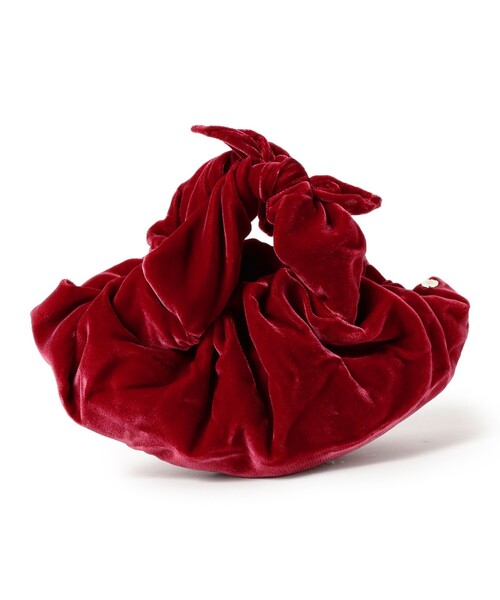 Demi-Luxe BEAMS(デミルクス ビームス)の「PAPYRUS × Demi-Luxe BEAMS / Candy Wrapper ベルベット ハンドバッグ M(トートバッグ・レディース・ブラック/レッド・ONE SIZE)」の18枚目の写真