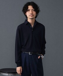 FILIPPO DE LAURENTIIS / ウール ニットポロシャツ