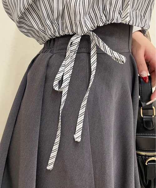 TORTE（トルテ）の「ドロストスリーブショートシャツ（シャツ/ブラウス・レディース・ブルー系その他/ダークブルー/ブラック系その他/グレー/ホワイト・FREE）」の22枚目の写真