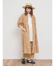 Samansa Mos2 | 【Sサイズ / WEB限定】総刺繍ウエスト切替ワンピース(ワンピース)