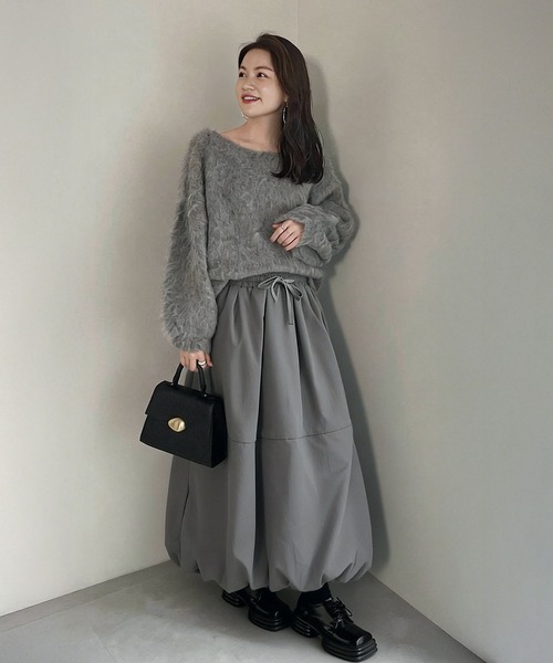 セール】バルーンスカート ロング丈（スカート）｜BLANC FICELLE