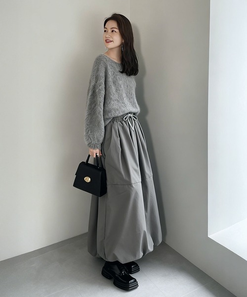 セール】バルーンスカート ロング丈（スカート）｜BLANC FICELLE