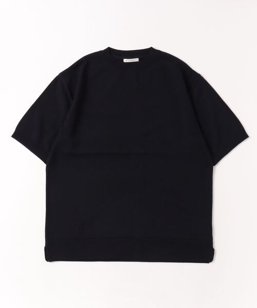 ブラック 襟付き 半袖ニット　UNITED ARROWS 黒 UNITED ARROWS（ユナイテッドアローズ） 半袖ニット FREE ネイビー