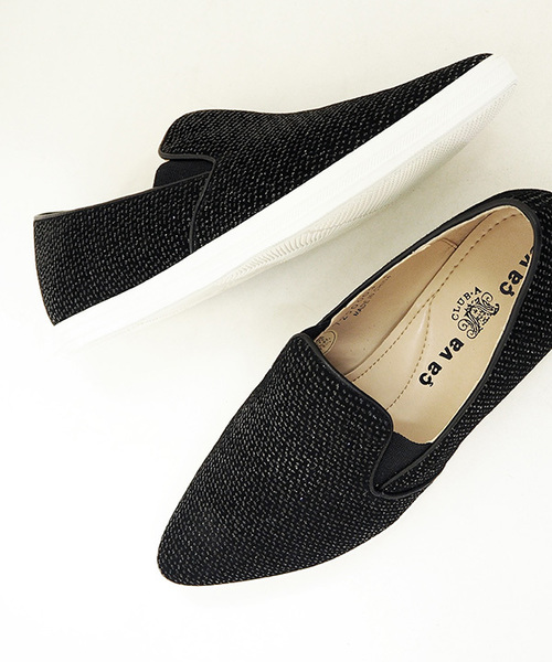 cava cava（サヴァサヴァ）の「◆ cava cava (サヴァサヴァ) ◆ ポインテッドスリッポン　7200003（スリッポン・レディース・ブラック×ホワイト/カモフラージュ/ブラック/シルバー/その他2/ガンメタ・23.5cm/22.5cm/24.5cm/23.0cm/24.0cm）」の18枚目の写真