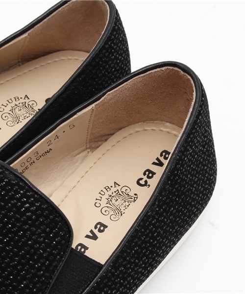 cava cava（サヴァサヴァ）の「◆ cava cava (サヴァサヴァ) ◆ ポインテッドスリッポン　7200003（スリッポン・レディース・ブラック×ホワイト/カモフラージュ/ブラック/シルバー/その他2/ガンメタ・23.5cm/22.5cm/24.5cm/23.0cm/24.0cm）」の11枚目の写真