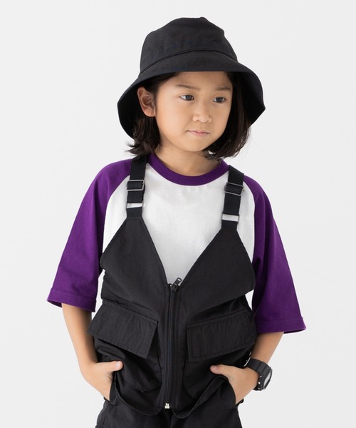 chil2（チルツー）の「アウトドアベスト（ベスト・キッズ・カーキ/ブラック/クリーム・160cm/140cm/120cm）」の2枚目の写真