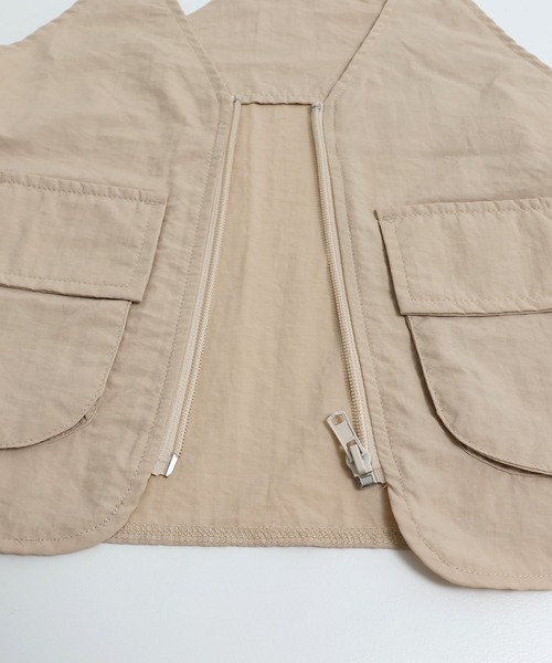 chil2（チルツー）の「アウトドアベスト（ベスト・キッズ・カーキ/ブラック/クリーム・160cm/140cm/120cm）」の17枚目の写真