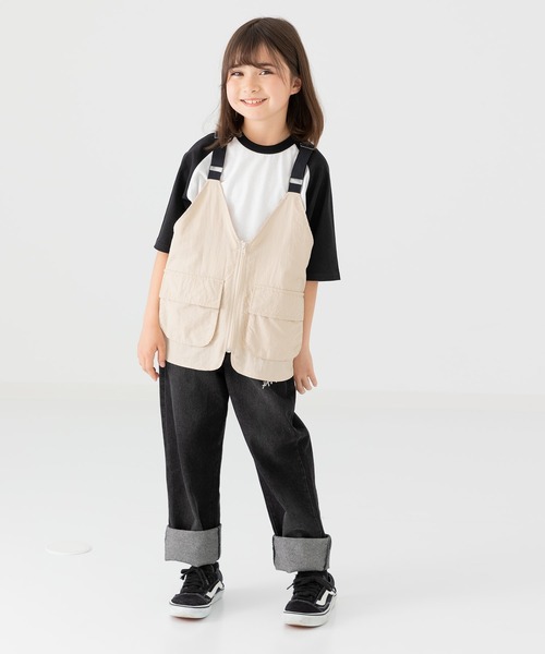 chil2（チルツー）の「アウトドアベスト（ベスト・キッズ・カーキ/ブラック/クリーム・160cm/140cm/120cm）」の10枚目の写真