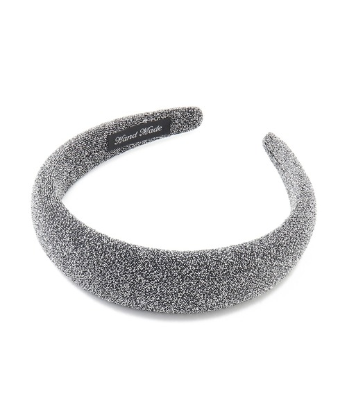 VIS(ビス)の「ラメニットカチューシャ(カチューシャ・レディース・ブラック/グレー・FREE)」の3枚目の写真