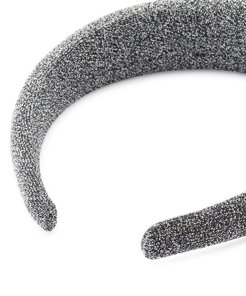 VIS(ビス)の「ラメニットカチューシャ(カチューシャ・レディース・ブラック/グレー・FREE)」の5枚目の写真