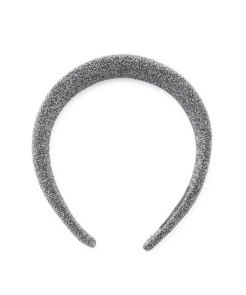 VIS(ビス)の「ラメニットカチューシャ(カチューシャ・レディース・ブラック/グレー・FREE)」の6枚目の写真