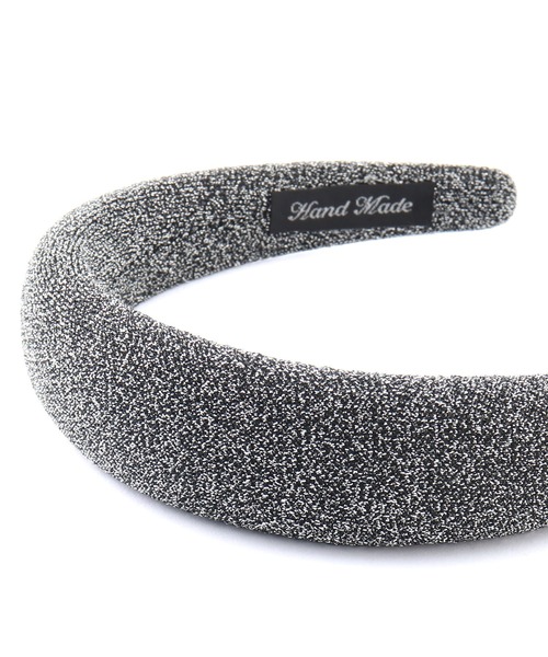 VIS(ビス)の「ラメニットカチューシャ(カチューシャ・レディース・ブラック/グレー・FREE)」の7枚目の写真