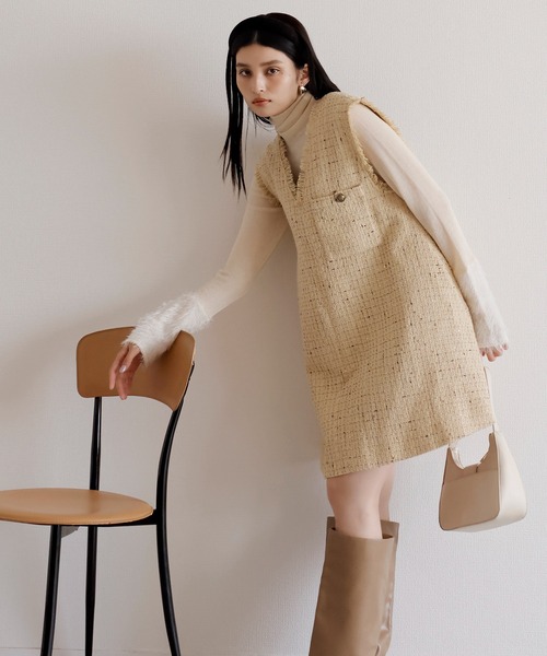 VIS(ビス)の「ラメニットカチューシャ(カチューシャ・レディース・ブラック/グレー・FREE)」の12枚目の写真