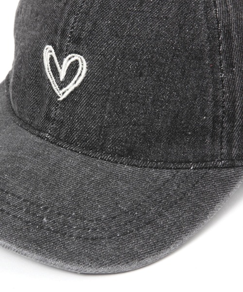 repipi armario（レピピ アルマリオ）の「【10C REPIPI】ハートシシュウキャップ（キャップ・キッズ・ブルー系その他/ブラック系その他・FREE）」の7枚目の写真
