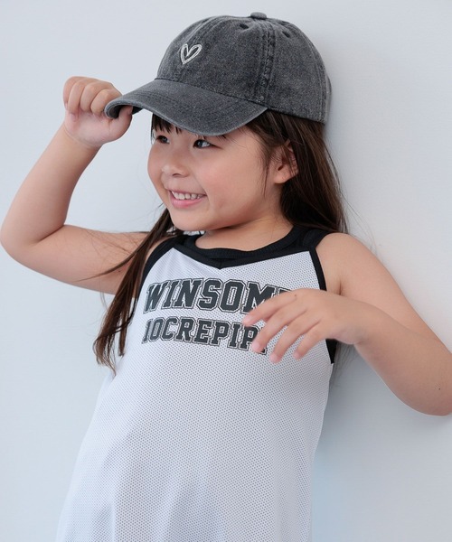 repipi armario（レピピ アルマリオ）の「【10C REPIPI】ハートシシュウキャップ（キャップ・キッズ・ブルー系その他/ブラック系その他・FREE）」の13枚目の写真