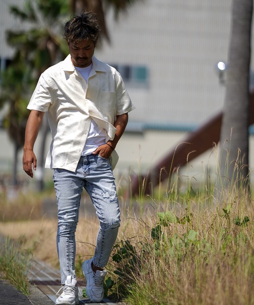 リーフ/J ショートシャツ（シャツ/ブラウス）｜adamsJUGGLER（アダムスジャグラー）