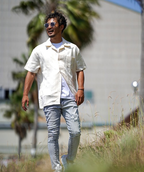 リーフ/J ショートシャツ（シャツ/ブラウス）｜adamsJUGGLER（アダムスジャグラー）