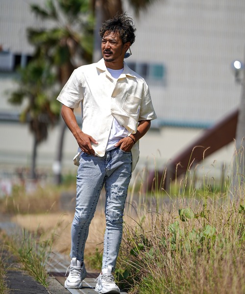 リーフ/J ショートシャツ（シャツ/ブラウス）｜adamsJUGGLER（アダムスジャグラー）