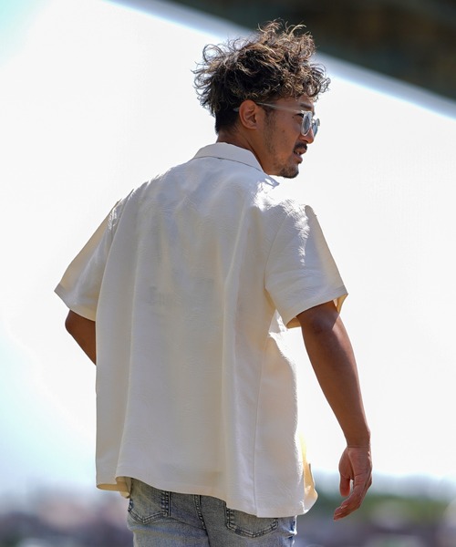 リーフ/J ショートシャツ（シャツ/ブラウス）｜adamsJUGGLER（アダムスジャグラー）